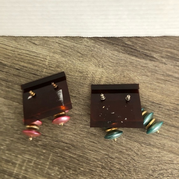 Vtg Pink and Blue Earrings Sets - Picture 6 of 10